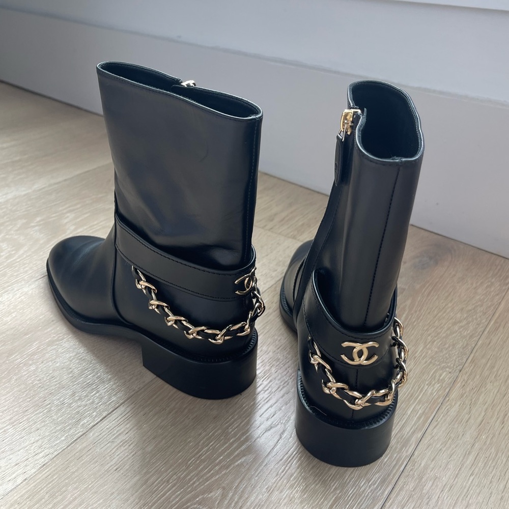 Chanel Short Chain Boot